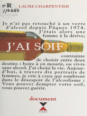 cover image of J'ai soif
